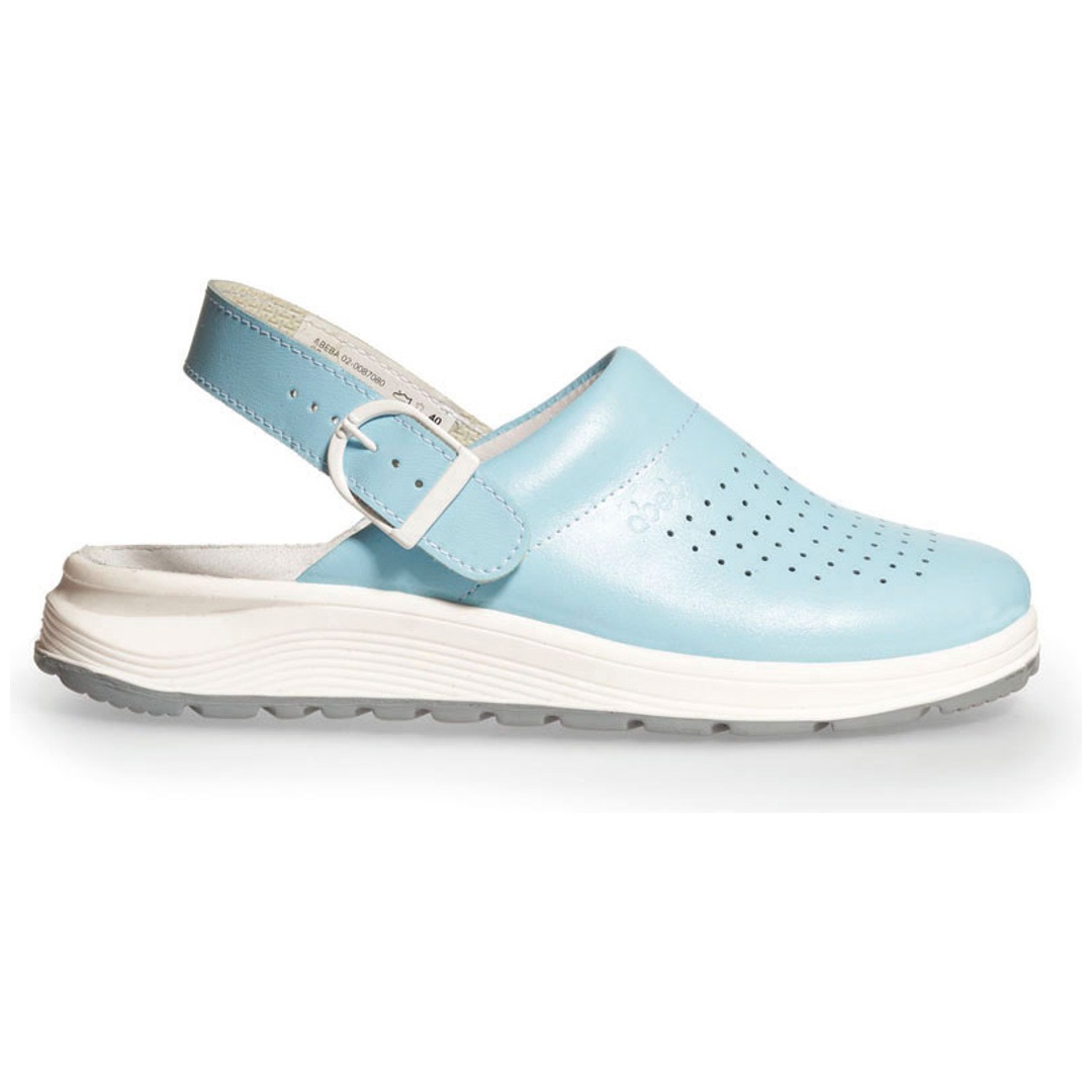Abeba Clog Active 87080 SRC mit Schnalle Gr. 38 blau