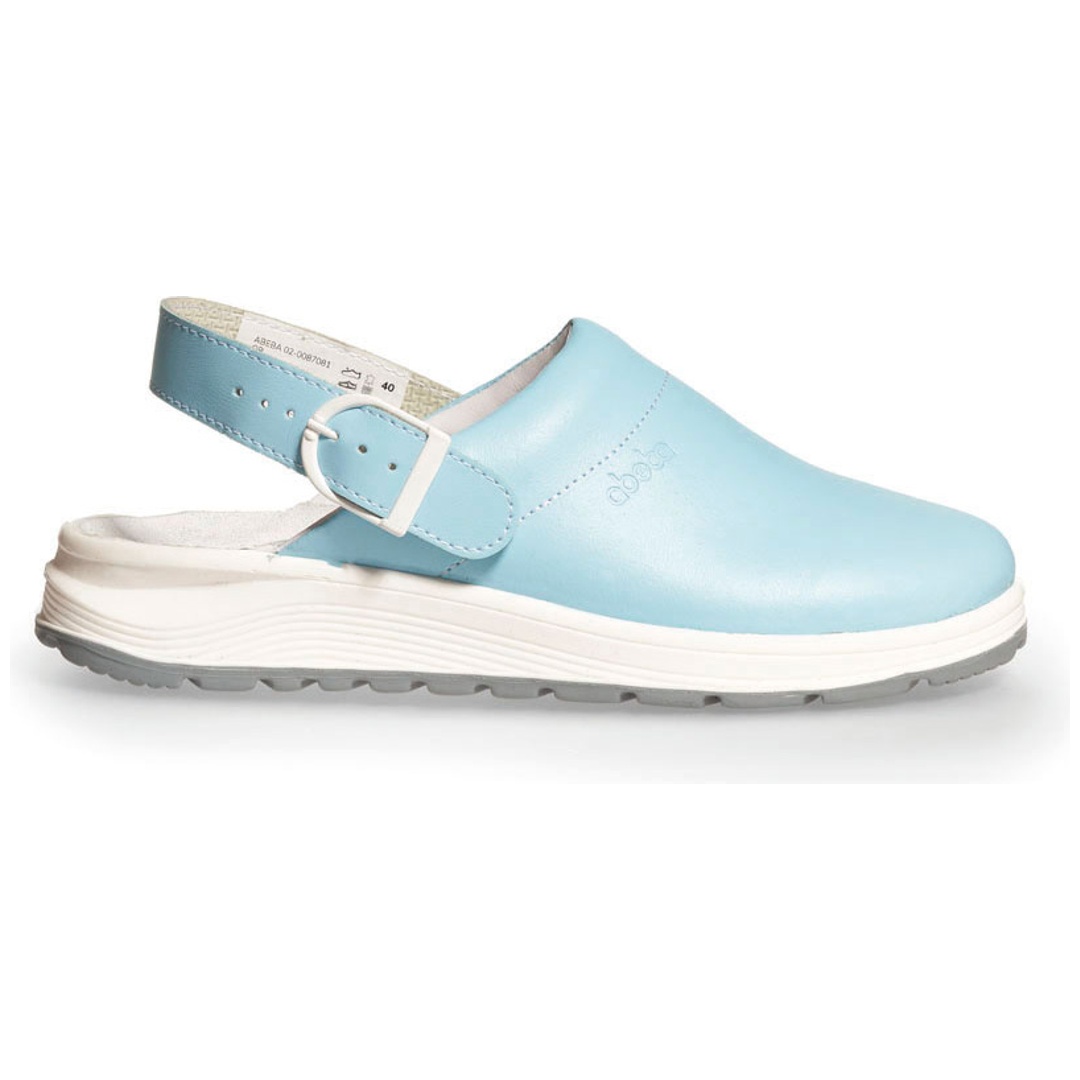 Abeba Clog Active 87081 SRC mit Schnalle Gr. 42 blau