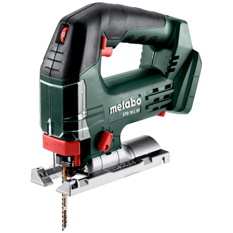 Metabo Akku-Stichsäge STB 18 L 90, incl. 2x Sägeblatt, Zubehör, metaBOX