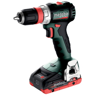 Metabo Akku-Bohrschrauber BS 18 L BL Q, incl. 2x Akku LiHD 4 Ah, Ladegerät, Zubehör, metaBOX