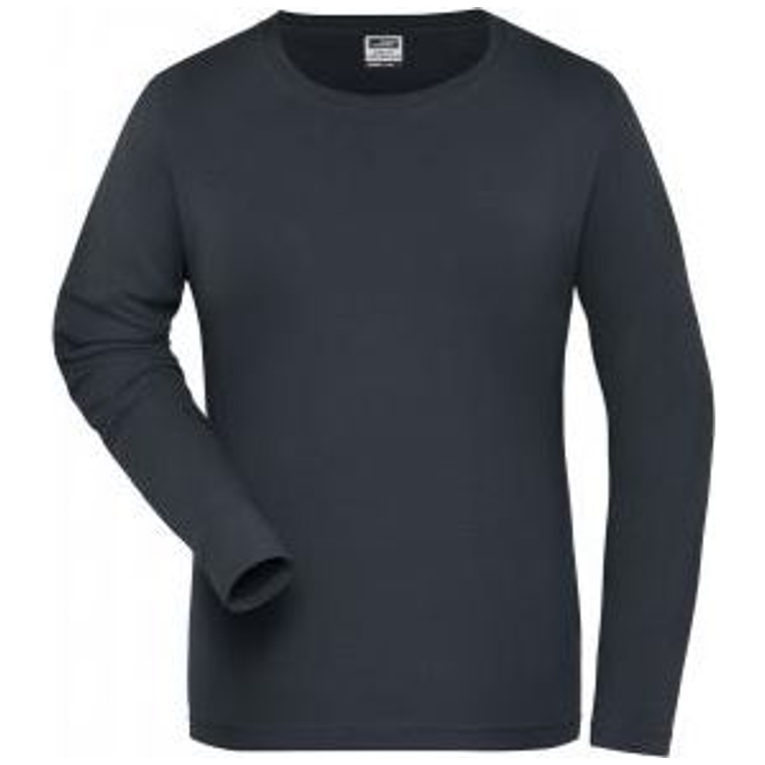 James & Nicholson Langarmshirt Damen JN1803 Gr. 2XL carbon
