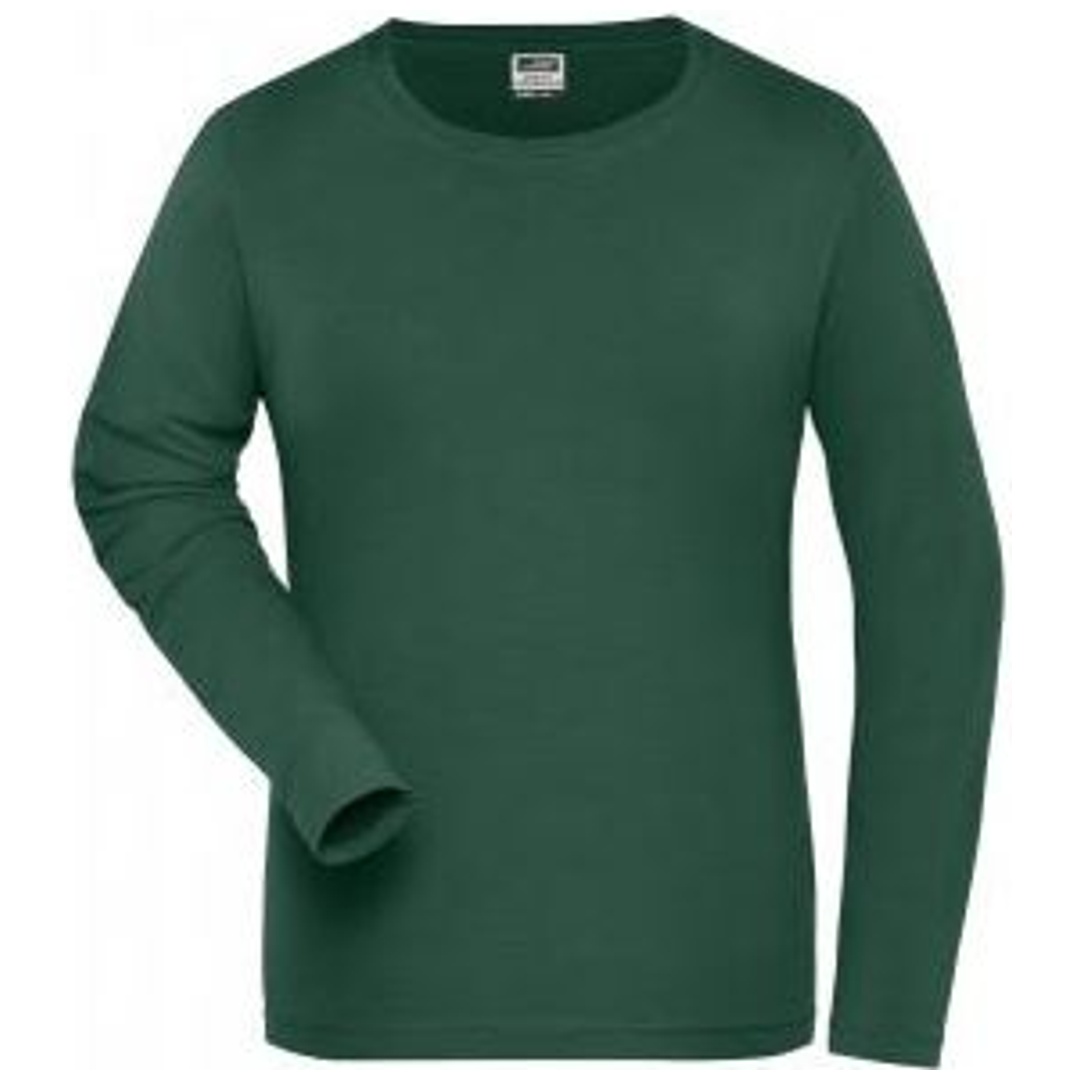 James & Nicholson Langarmshirt Damen JN1803 Gr. S dark-green