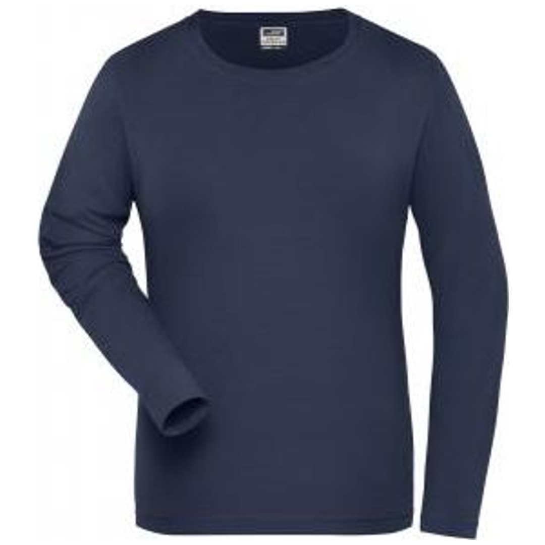 James & Nicholson Langarmshirt Damen JN1803 Gr. XS navy