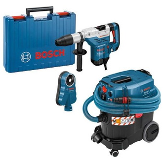 Bosch Combi-Set: Bohrhammer SDS-max GBH 5-40 DCE + Sauger GAS 35 M AFC + Staubabsaugung GDE 68