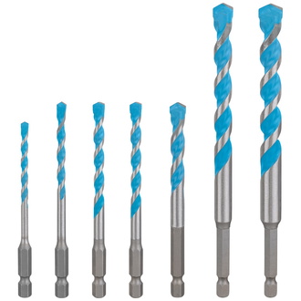 Bosch EXPERT HEX-9 Multi Construction Bohrer-Set, 4/5/6/8/10/12 mm, 7-tlg.