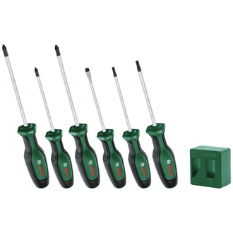 Bosch Schraubendreher-Set, 6-tlg. + Magnetisierer