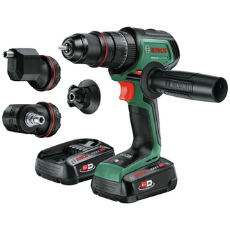 Bosch Akku-Schlagbohrmaschine AdvancedImpact 18V-80 QuickSnap, incl. 2x Akku PBA 2,5 Ah, Zubehör, Tragekoffer