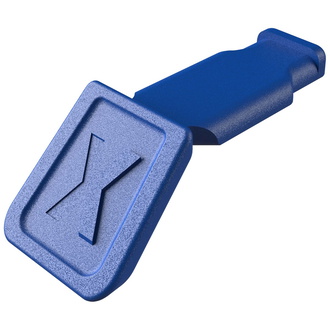 Knipex ColorCode Clips blau (10 Stück) 21 mm