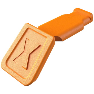 Knipex ColorCode Clips orange (10 Stück) 21 mm