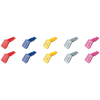 Knipex ColorCode Clips Farbmischung 1 (10 Stück) 21 mm