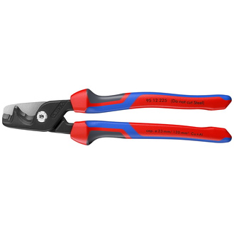 Knipex StepCut XL Kabelscheren mit Stufenschnitt mit Comfort-Griffen brüniert