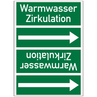 Rohrleitungsband, Warmwasser Zirkulation, Rolle = - 33000x90 mm, Folie selbstklebend