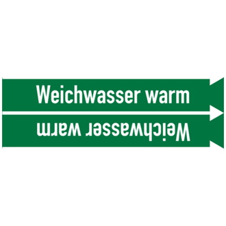 Rohrleitungsband, Weichwasser warm, Rolle = 33 m - 33000x90 mm, Folie selbstklebend