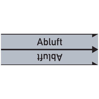 Rohrleitungsband, Abluft, Rolle = 33 m - 33000x90 mm, Folie selbstklebend