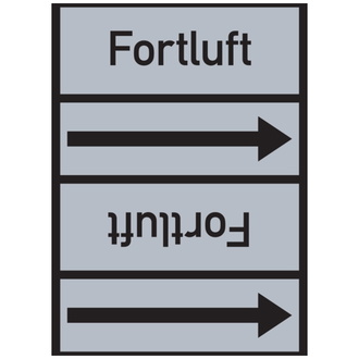 Rohrleitungsband, Fortluft, Rolle = 33 m - 33000x90 mm, Folie selbstklebend