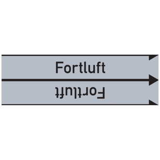 Rohrleitungsband, Fortluft, Rolle = 33 m - 33000x90 mm, Folie selbstklebend