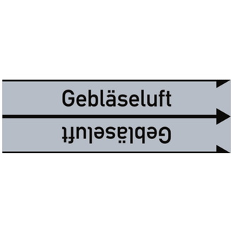 Rohrleitungsband, Gebläseluft, Rolle = 33 m - 33000x90 mm, Folie selbstklebend