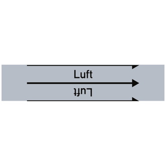 Rohrleitungsband, Luft, Rolle = 33 m - 33000x90 mm, Folie selbstklebend