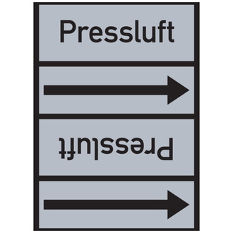 Rohrleitungsband, Pressluft, Rolle = 33 m - 33000x90 mm, Folie selbstklebend