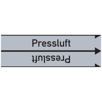Rohrleitungsband, Pressluft, Rolle = 33 m - 33000x90 mm, Folie selbstklebend