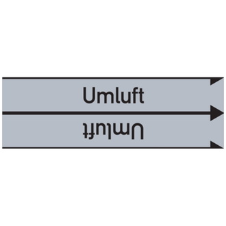 Rohrleitungsband, Umluft, Rolle = 33 m - 33000x90 mm, Folie selbstklebend