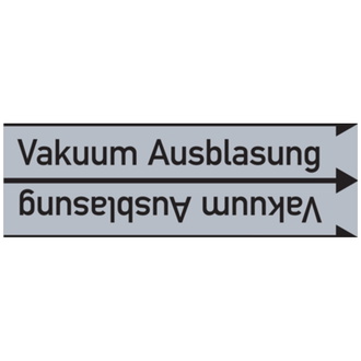 Rohrleitungsband, Vakuum Ausblasung, Rolle = 33 m - 33000x90 mm, Folie selbstklebend