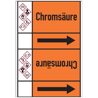 Rohrleitungsband, Chromsäure, Rolle = 33 m - 33000x105 mm, Folie selbstklebend