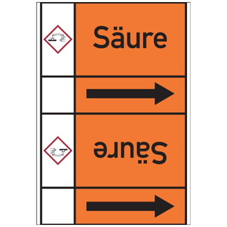 Rohrleitungsband, Säure, Rolle = 33 m - 33000x105 mm, Folie selbstklebend