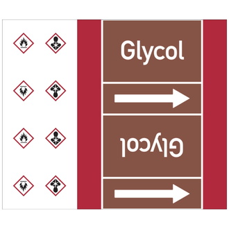 Rohrleitungsband, Glycol, Rolle = 33 m - 33000x180 mm, Folie selbstklebend