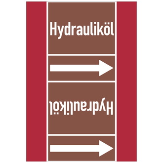 Rohrleitungsband, Hydrauliköl, Rolle = 33 m - 33000x105 mm, Folie selbstklebend