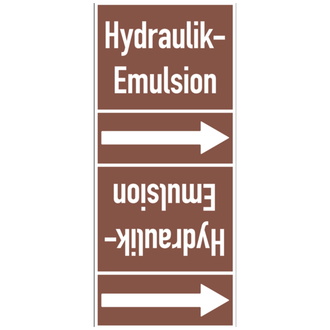 Rohrleitungsband, Hydraulik-Emulsion, Rolle = 33 - 33000x105 mm, Folie selbstklebend