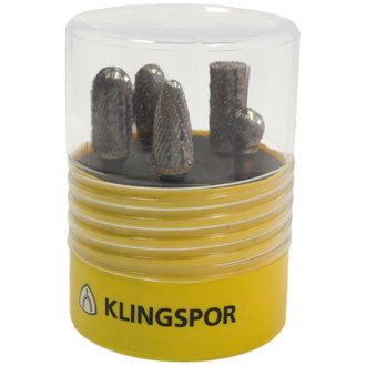 Klingspor HF100BOX5 Fräser / Set 12,7 mm Kreuzverzahnung