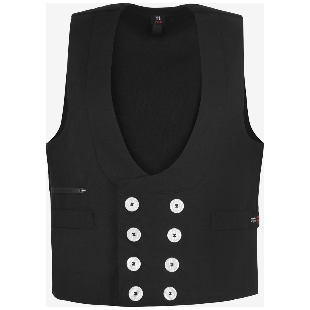 FHB Zunftweste Hannes 12216 Gr. 102 schwarz