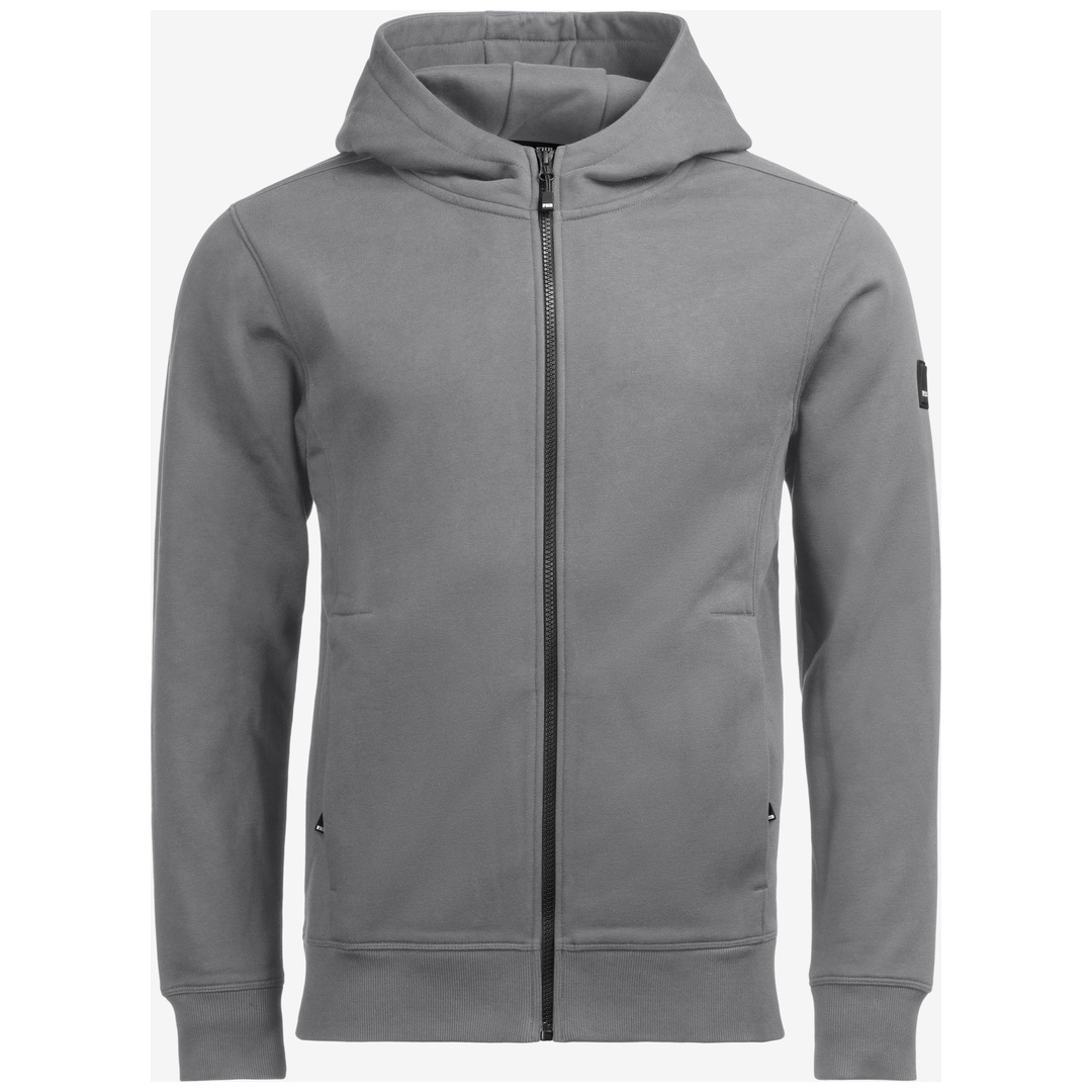 FHB Hoodie-Jacke Quentin 820130 Gr. 4XL grau