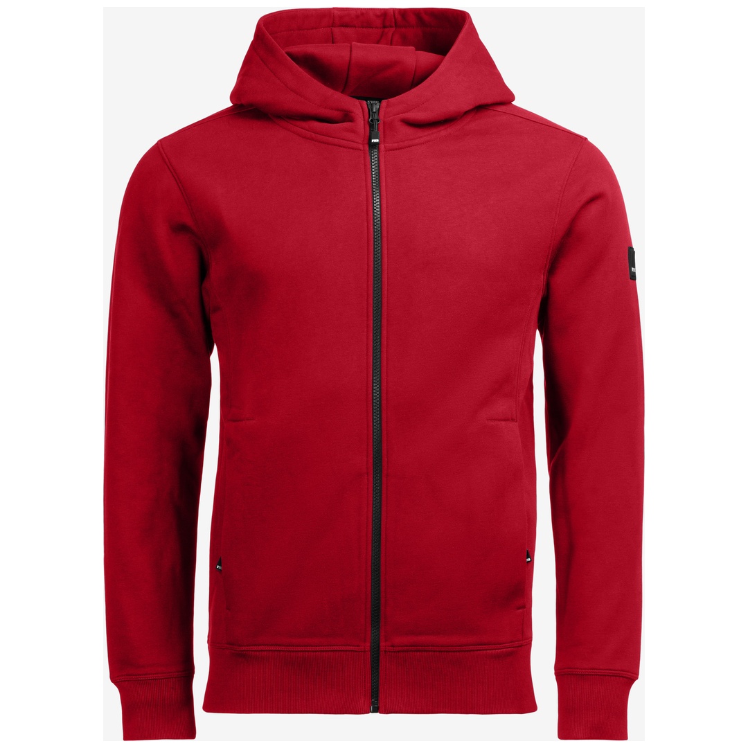 FHB Hoodie-Jacke Quentin 820130 Gr. M rot