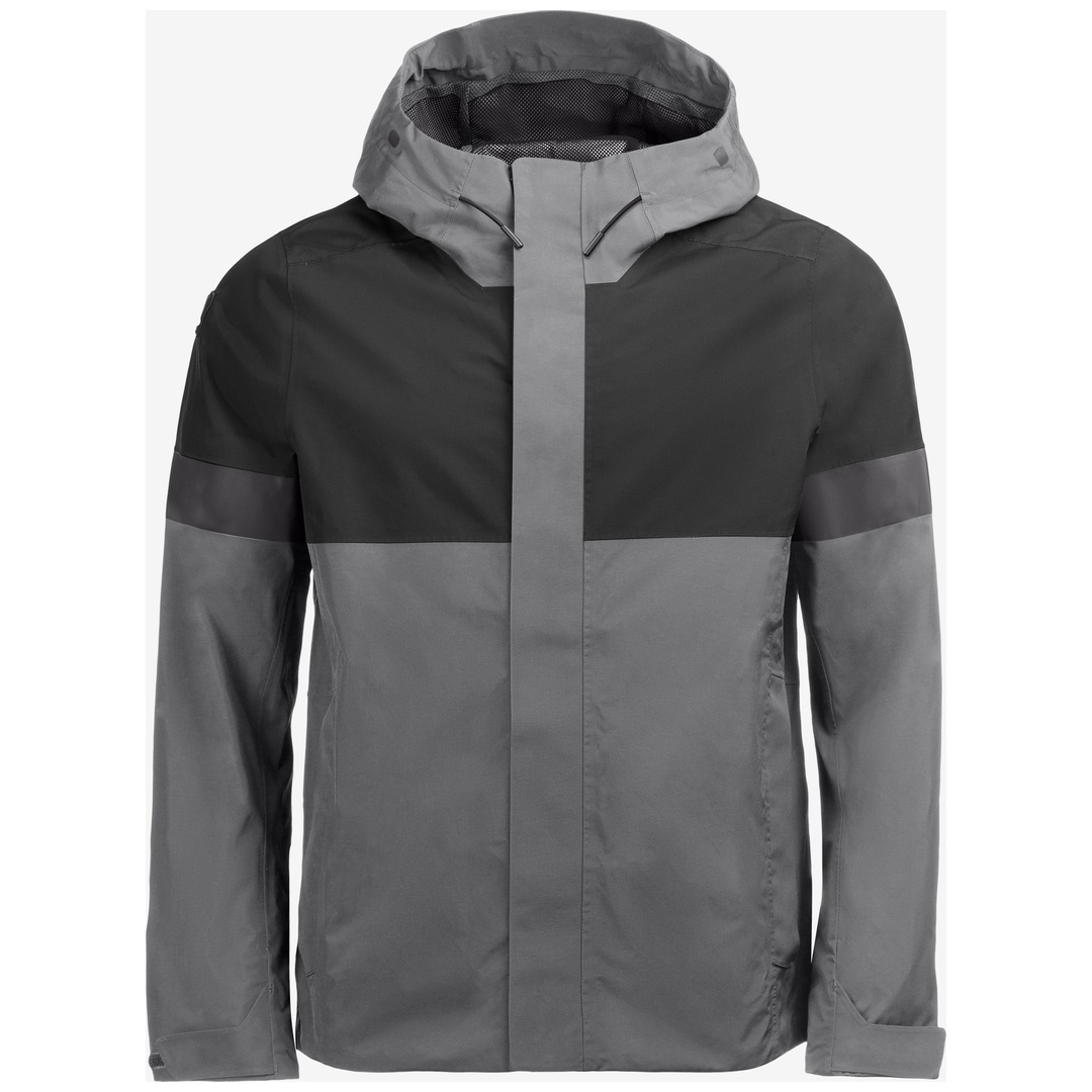 FHB LUCA Regenjacke, grau-schwarz, Gr. 2XL