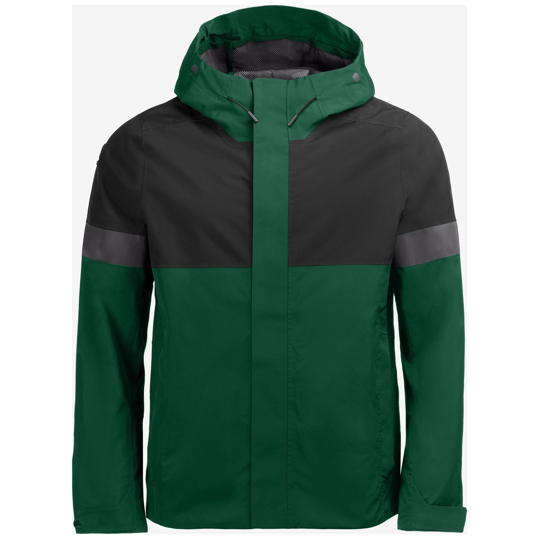 FHB LUCA Regenjacke, grün-schwarz, Gr. 2XL