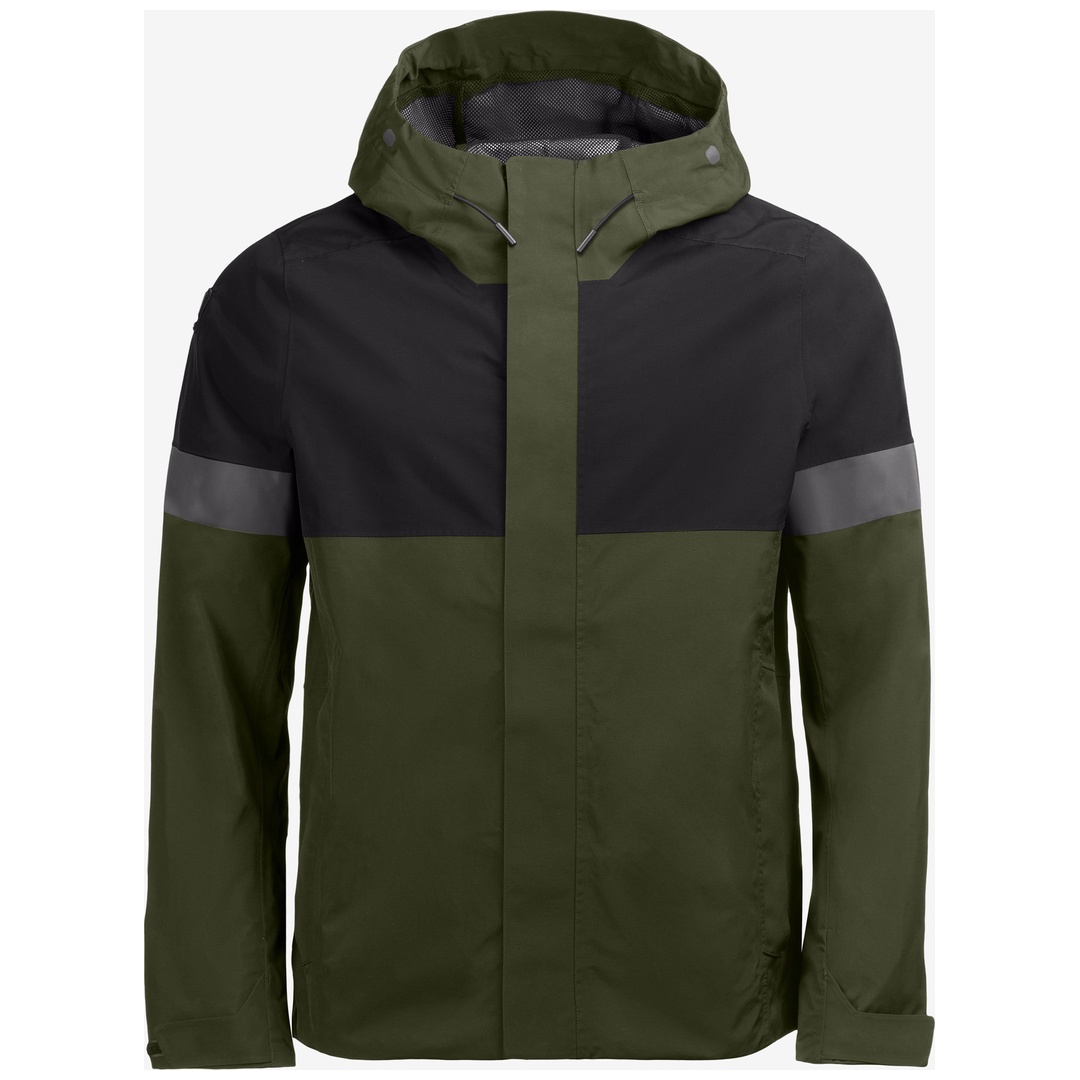 FHB LUCA Regenjacke, oliv-schwarz, Gr. 5XL
