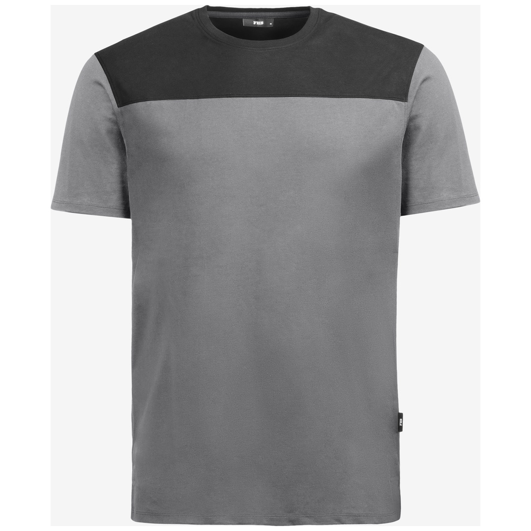 FHB T-Shirt KNUT 822200 Gr. 5XL grau/schwarz