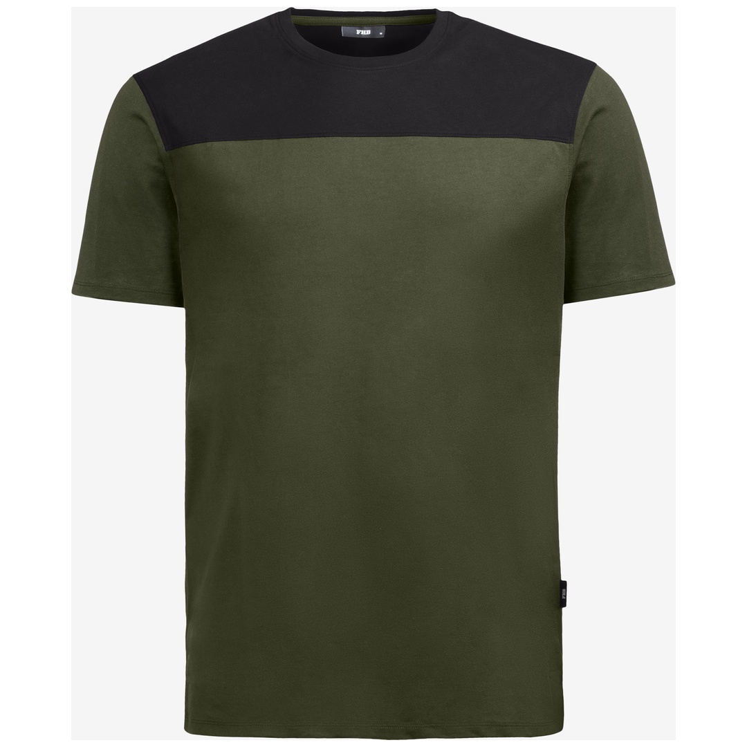 FHB T-Shirt KNUT 822200 Gr. 5XL oliv/schwarz