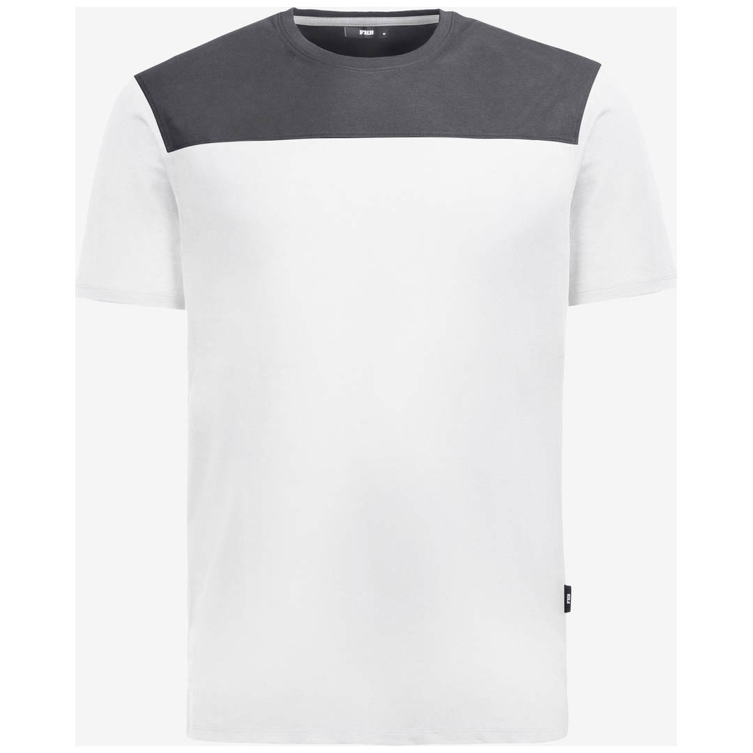 FHB T-Shirt KNUT 822200 Gr. 3XL weiß/anthrazit
