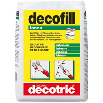 decotric Decofill Spachtelmasse 10kg Sack, innen