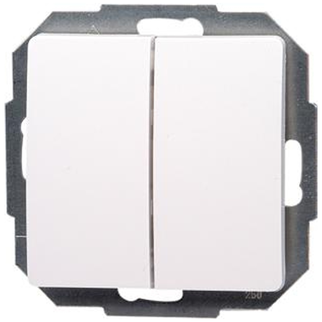 Kopp Serienschalter 10AX, 250VPARIS, arktis