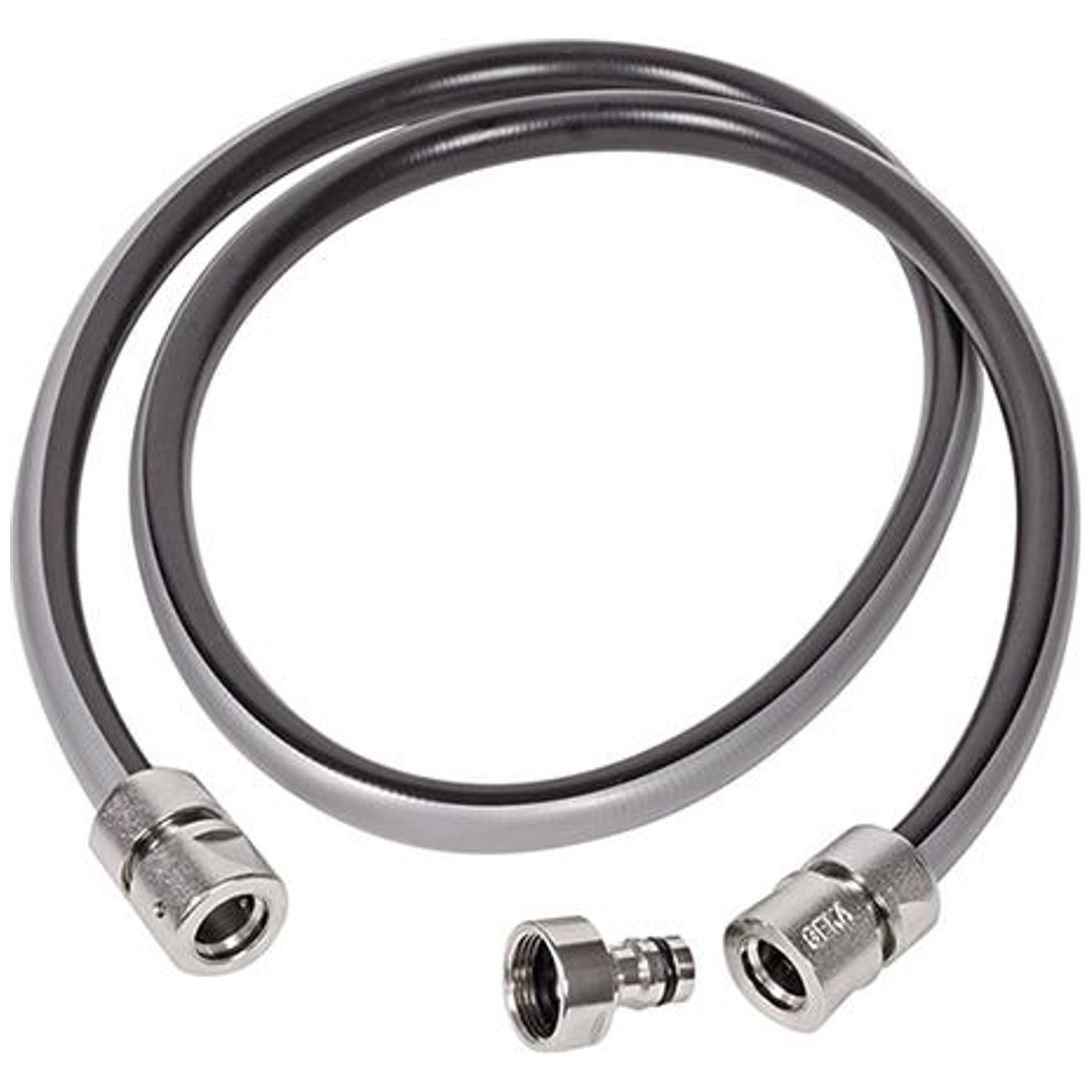 Karasto Anschlussset für Schlauchwagen 1/2 13mm 1,5m MS Ni GEKA plus Stecksystem