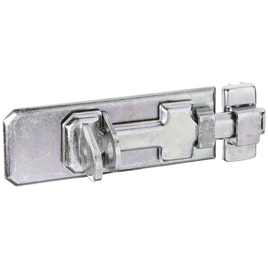 ALBERTS Sicherheits-Schlossriegel, m.flachem Griff, m.Schlaufe, disp., Platte LxB 80x35mm