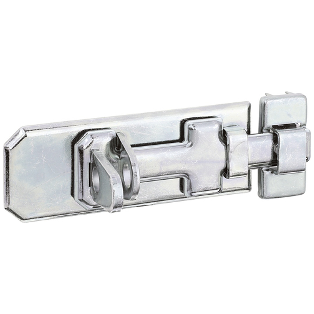 ALBERTS Sicherheits-Schlossriegel, m.flachem Griff, m.Schlaufe, disp., Platte LxB100x44mm