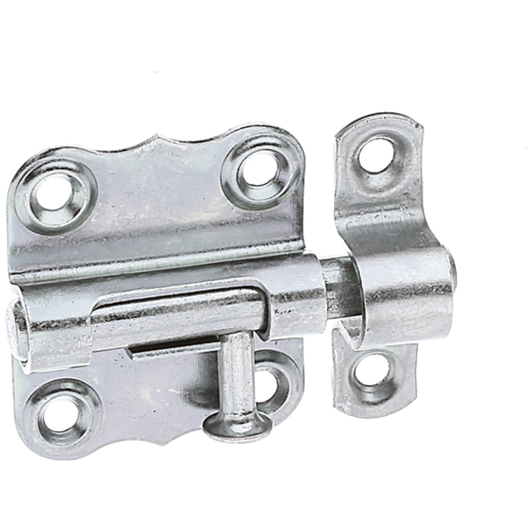 ALBERTS Grendelriegel, mit Knopf, ohne Feder, mit Schlaufe, disp., LxB33x35mm