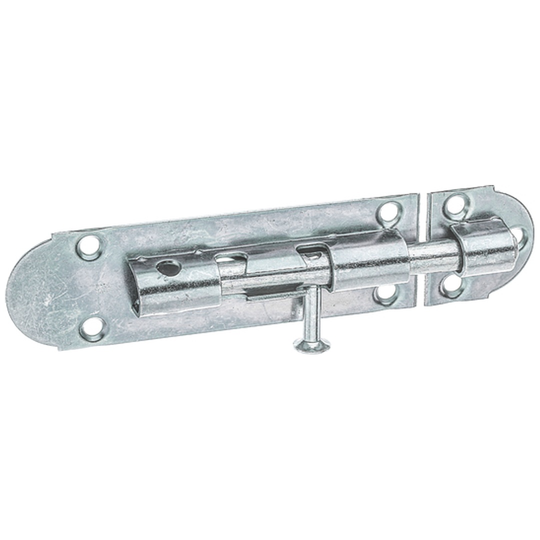 ALBERTS Grendelriegel, mit Knopf, ohne Feder, mit Schlaufe, disp., LxB100x30mm