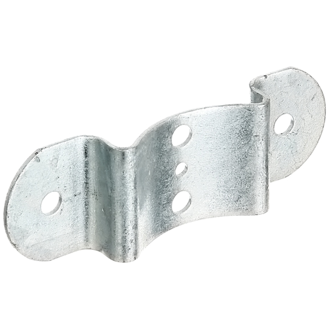 ALBERTS Zaun-Riegelbeschlag, für Pfosten und Halbrund- ZaunriegelØ80mm, feuerverzinkt, LxB 40x121mm