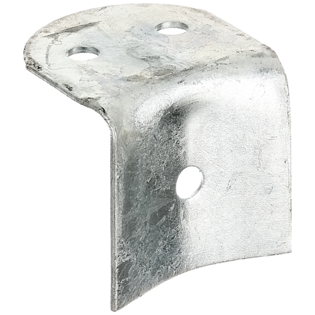 ALBERTS Zaun-Riegelbeschlag, für Pfosten und Halbrund- ZaunriegelØ100mm, feuerverzinkt, BxH70x65mm